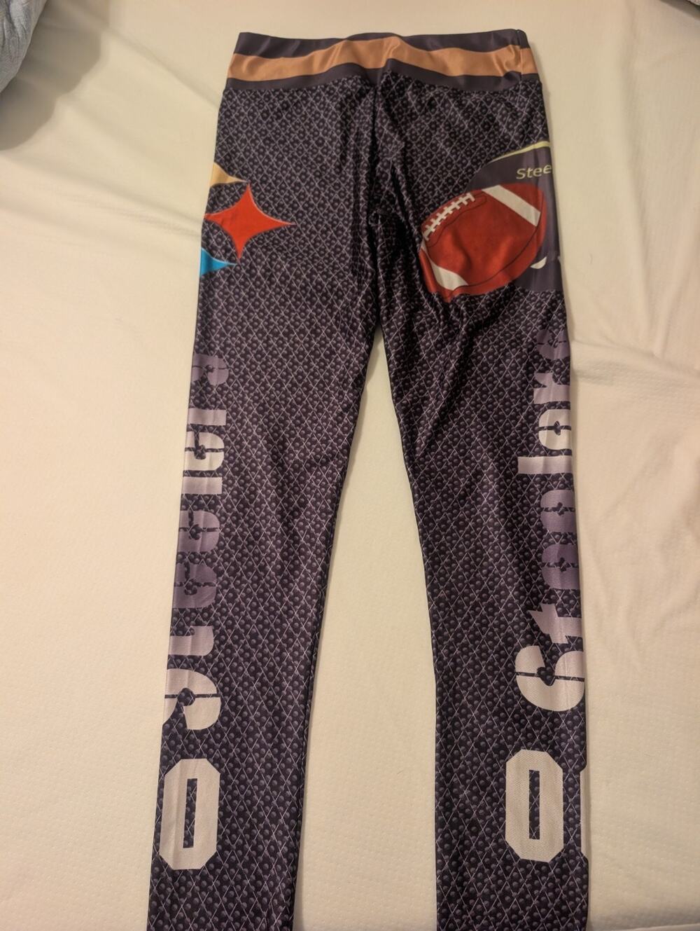 Pittsburgh Steelers leggings/ athletic gym leggings/ One Size